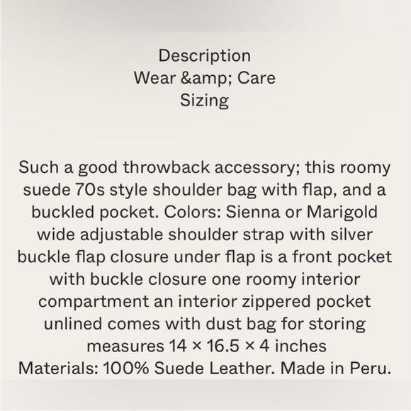 A Detacher Annabel marigold suede bag NEW - Picture 12 of 12